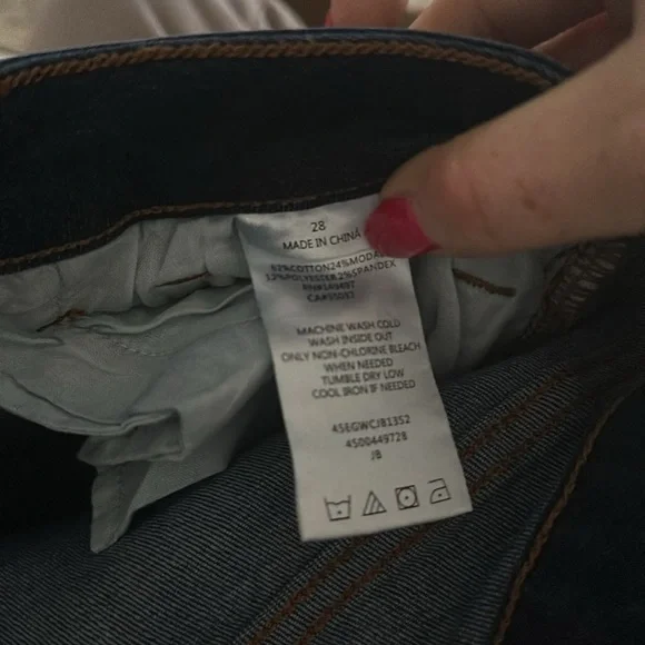 Sam Edelman The Kitten Mid Rise Skinny Ankle Dark Wash Jeans Womens 28 - Picture 5 of 5